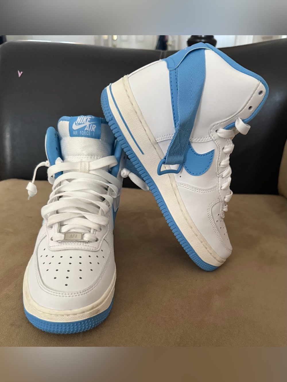 Nike Air Force 1 High ‘White University Blue’ (2022) – Women’s Size 6